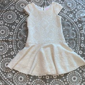 Cream with gold patter Zoe Ltd dress